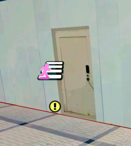 Radio Kaikan Area - Organizations Hideout Door